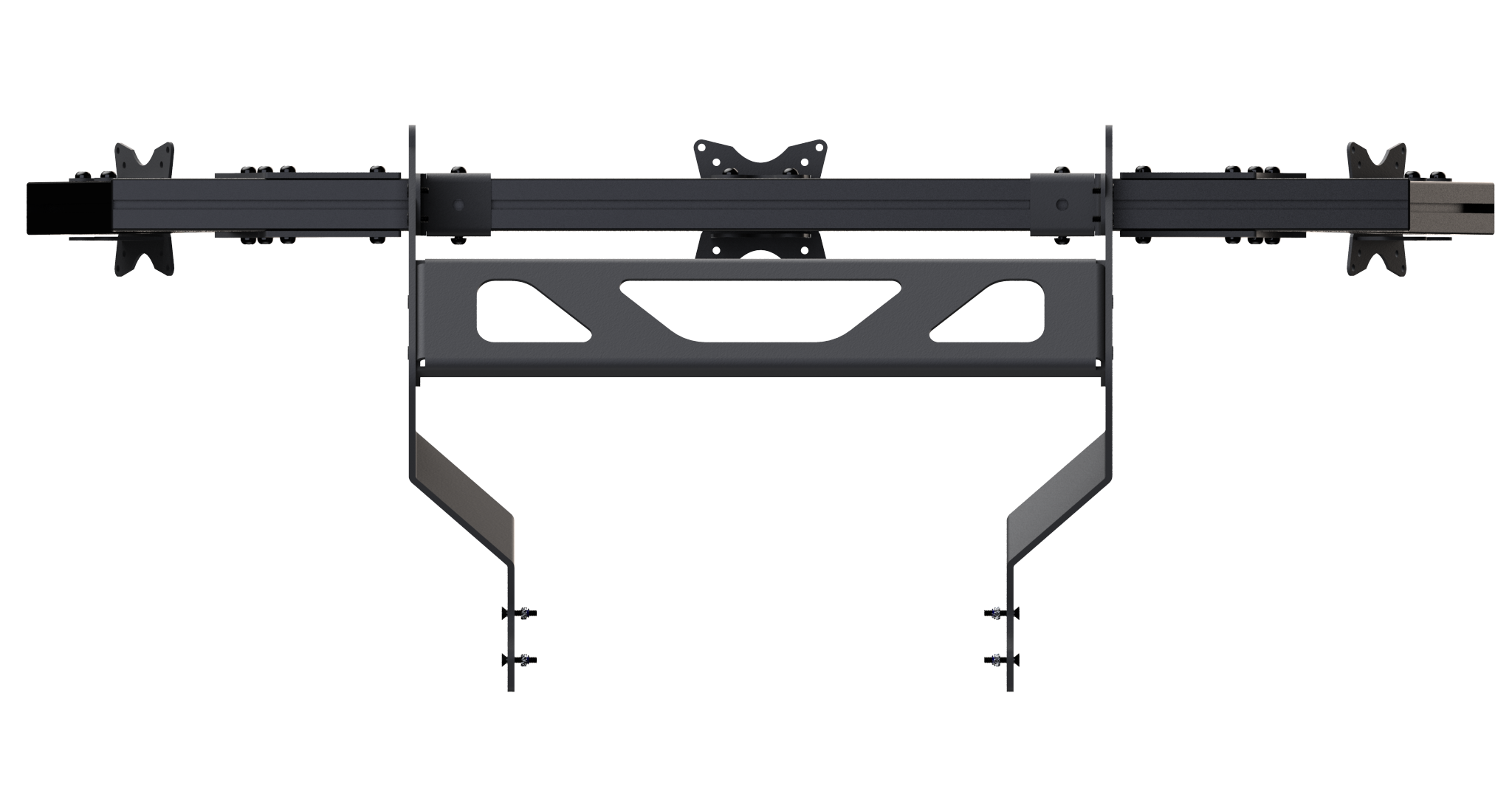 GT MONITOR STAND INTEGRATED TRIPLE