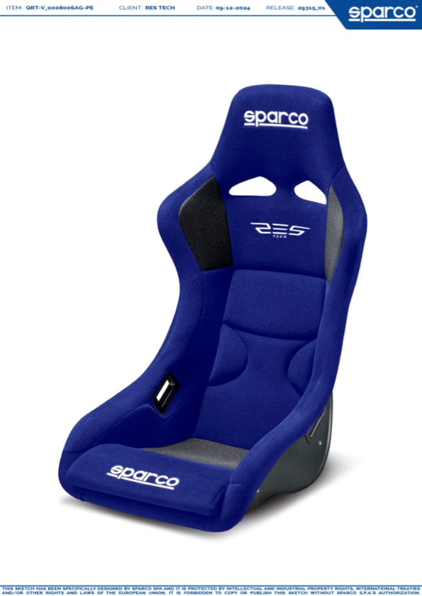 SPARCO SEDILE QRT-PERFORMANCE GAMING SP x Res Tech